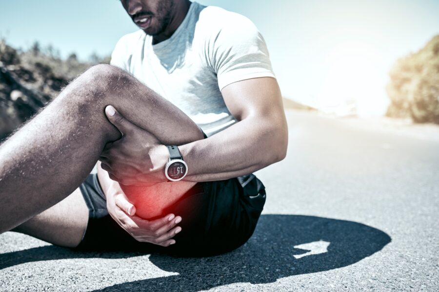 Patient receiving treatment for a hamstring injury at Sharp Physiotherapy in Bawtry, Lincoln and Newark