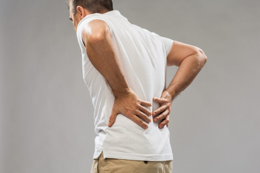 Sharp Physiotherapy supporting a patient with spinal stenosis and walking pain relief in Bawtry, Lincoln and Newark.