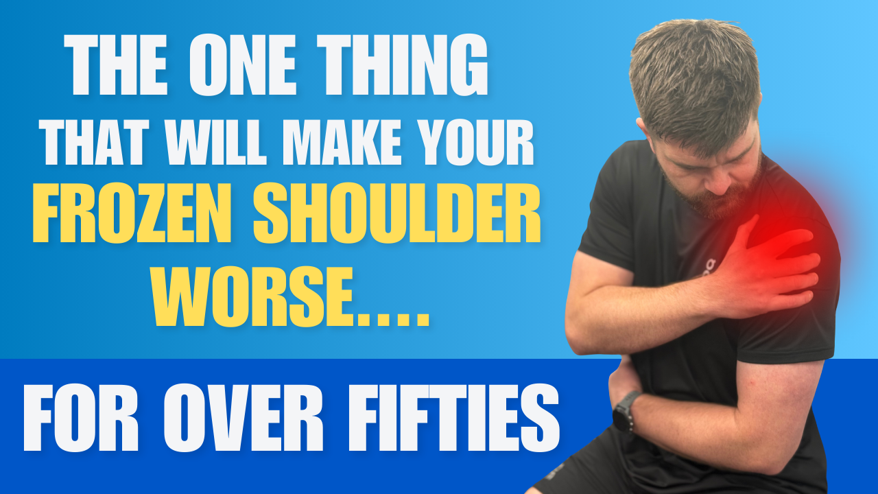 Frozen shoulder advice for over 50s – one thing that makes it worse