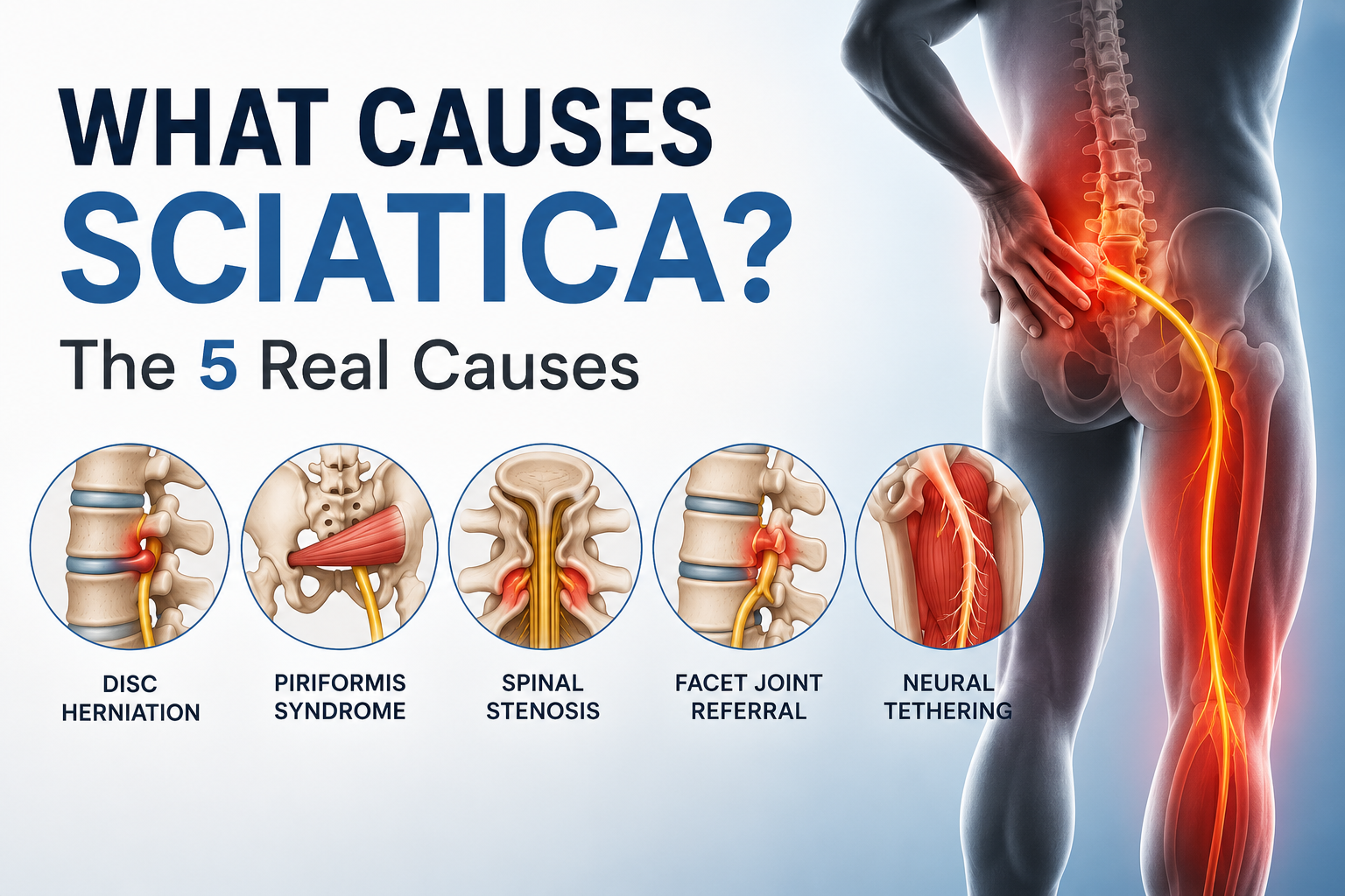 What Causes Sciatica? The 5 Real Causes