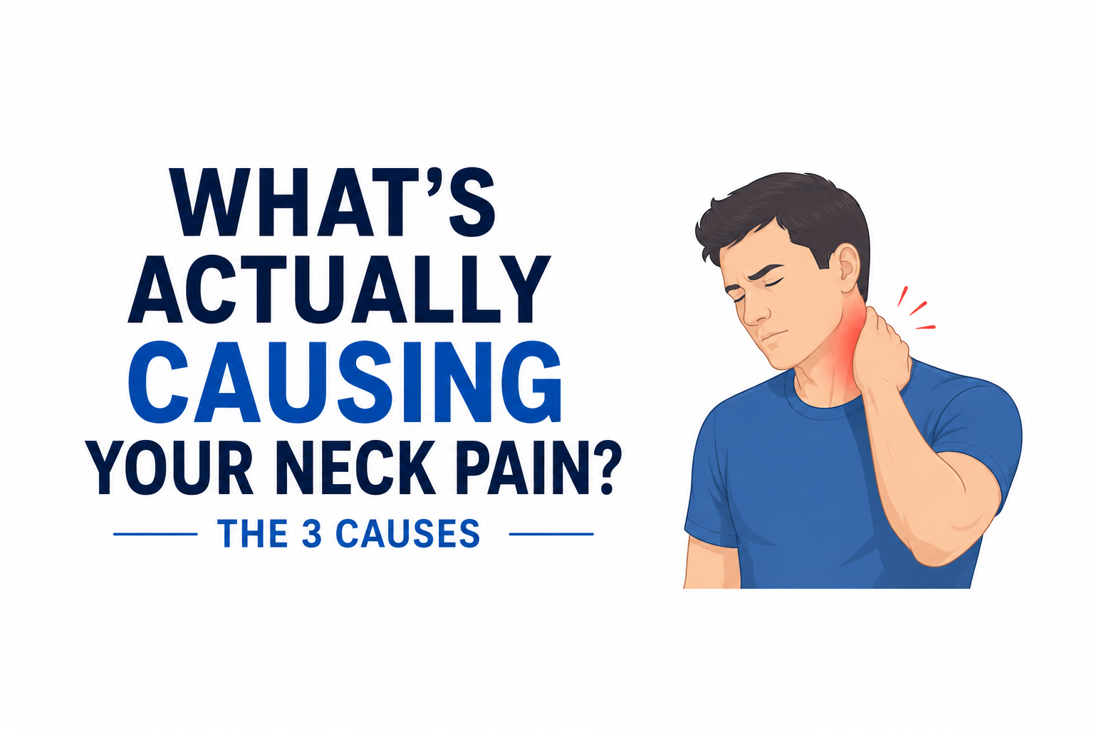What’s Actually Causing Your Neck Pain? The 3 Causes